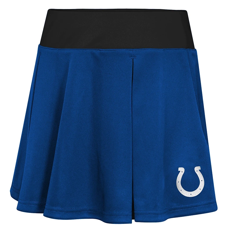 Ensemble deux pièces de pom-pom girl pour jeunes filles Royal Indianapolis Colts Spirit