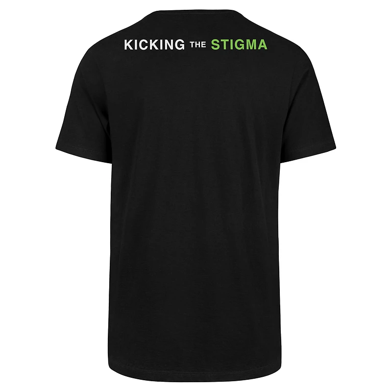 Je suis plus fort que mes jours les sombres Kicking the Stigma T-Shirt Unisexe '47 Black Indianapolis Colts