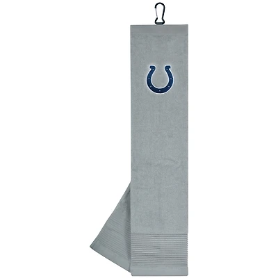 Serviette à trois plis pour le visage et le club Indianapolis Colts 16 po x 24 po
