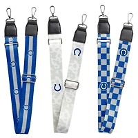 Ensemble de 3 sangles de sac des Colts d'Indianapolis