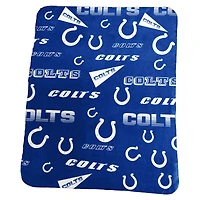 Couverture polaire classique Indianapolis Colts 50" x 60"