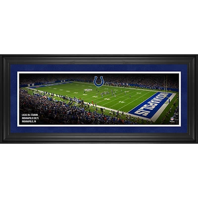Indianapolis Colts Framed 10" x 30" Lucas Oil Stadium Panoramic Photograph