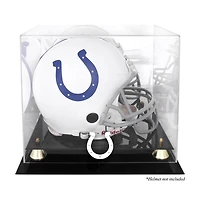 Vitrine pour casque Golden Classic des Colts d'Indianapolis avec fond miroir