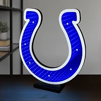 Lampe LED Infinity avec logo des Indianapolis Colts