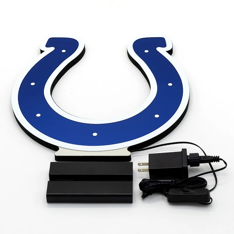 Lampe LED Infinity avec logo des Indianapolis Colts