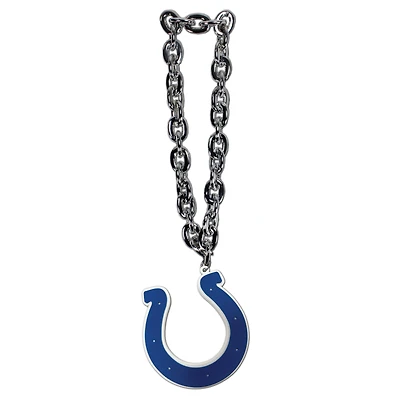Collier chaîne Superfan surdimensionné des Colts d'Indianapolis