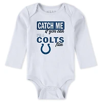 Infant & Newborn WEAR by Erin Andrews Indianapolis Colts Three-Piece Turn Me Around Bodysuits Pant Set