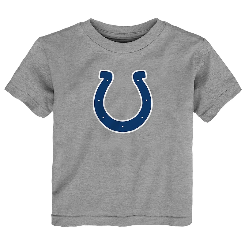 Infant Heather Gray Indianapolis Colts Primary Logo T-Shirt