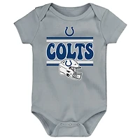 Ensemble de trois bodies pour bébé Indianapolis Colts Play Day