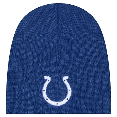 Mini bonnet tricoté pour bébé New Era Royal Indianapolis Colts