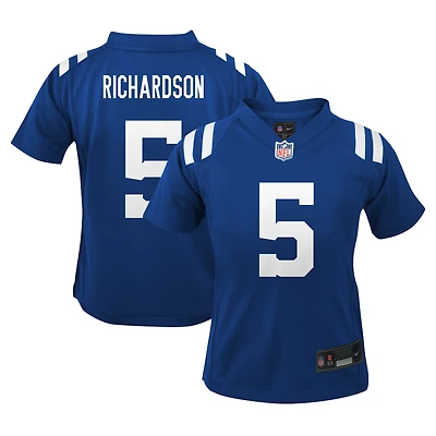 Maillot de jeu Nike Anthony Richardson Sr. Royal Indianapolis Colts pour enfant