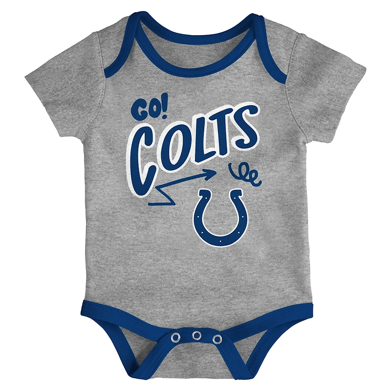 Ensemble trois pièces pour bébé Outerstuff Indianapolis Colts All Day Play