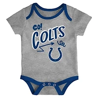 Ensemble trois pièces pour bébé Outerstuff Indianapolis Colts All Day Play