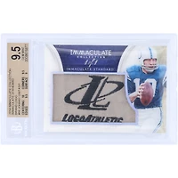 Johnny Unitas Indianapolis Colts 2014 Panini Immaculate Collection Jeu Utilisé Marque Relic #IS-JU #1/1 BGS Authentifié 9.5 Carte - 10, 9.5, 9.5, 9 Sous-grades