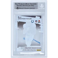 Jonathan Taylor Indianapolis Colts Carte de recrue authentifiée autographiée Panini Chronicles 2020 Donruss clairement classée n° RR-JT Beckett Fanatics