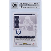 Jonathan Taylor Indianapolis Colts Autographié 2020 Panini Chronicles Luminance #215 Beckett Fanatics Witnessed Authenticated 10 Rookie Card avec l'inscription "Horse Power"