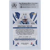 Jonathan Taylor Indianapolis Colts Autographed 2020 Panini Phoenix Fire Burst #118 Beckett Fanatics Witnessed Authenticated 9/10 Rookie Card
