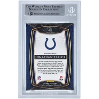 Carte de recrue authentifiée autographiée par Jonathan Taylor Indianapolis Colts 2020 Panini Select Club Level Silver Prizm #253 Beckett Fanatics