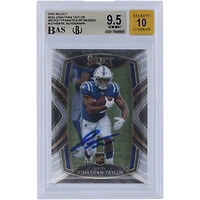 Jonathan Taylor Indianapolis Colts Autographié 2020 Panini Select #253 Beckett Fanatics Witnessed Authenticated 9.5/10 Rookie Card