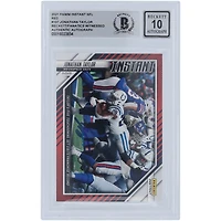 Carte Panini Instant Red #107 #/99 Beckett Fanatics Witnessed Authenticated 10 de Jonathan Taylor Indianapolis Colts autographiée 2021