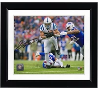 Jonathan Taylor Indianapolis Colts Autographed 8" x 10" White Jersey Running & Dodging Photograph