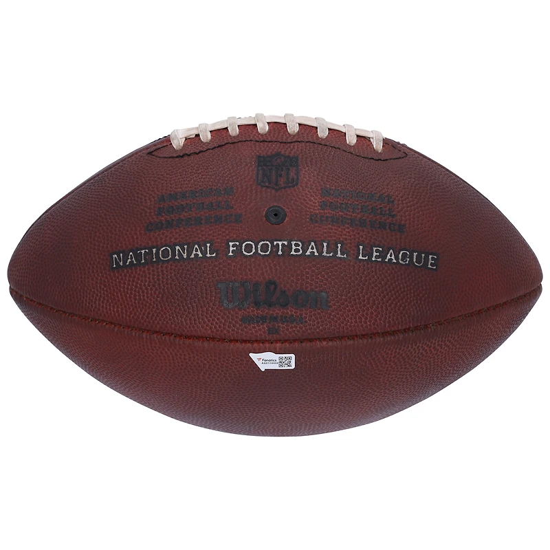V106832 COLT Jonathan Taylor Ballon de football autographié Indianapolis Colts utilisé lors du match contre les Titans du Tennessee le 23 octobre 2022 avec l'inscription « Game Used » 28 Jonathan Taylor AUTGU FOOTBALL 45714 AUTGMUEQU GUFBFB7617