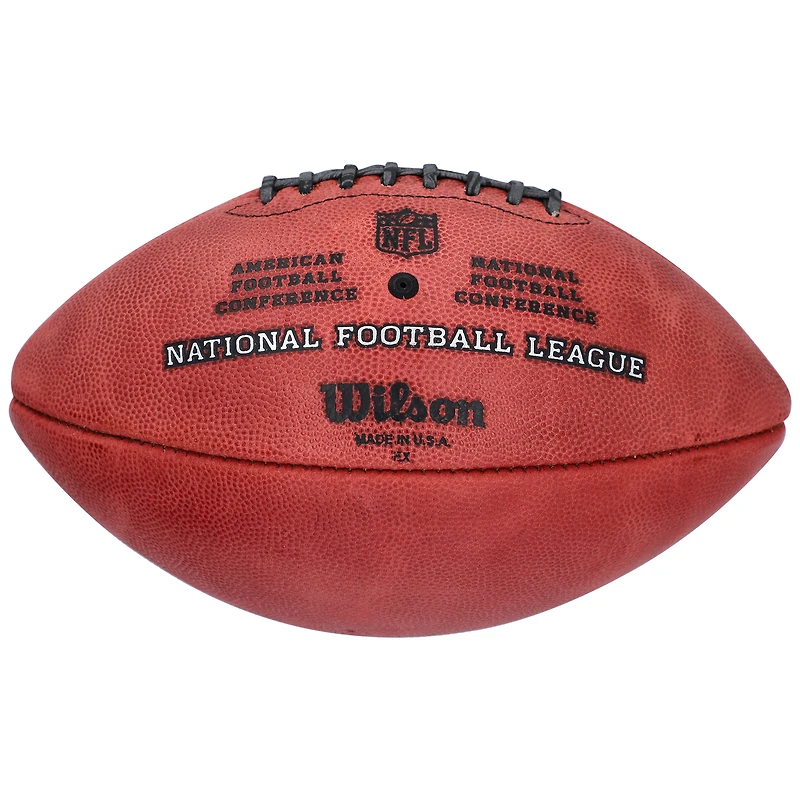 Ballon de football professionnel Duke métallique autographié par Jonathan Taylor Indianapolis Colts