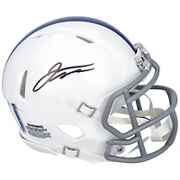 Casque Speed ​​Mini dédicacé par Jonathan Taylor Indianapolis Colts avec logo rétro de la saison 2021 de Riddell