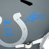 Réplique du casque Riddell Slate Speed ​​2024 autographié par Jonathan Taylor des Indianapolis Colts avec l'inscription « For The Shoe »