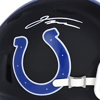 Casque Riddell Speed ​​Mini dédicacé par Jonathan Taylor Indianapolis Colts, noir mat