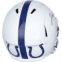 Casque réplique autographié du logo Riddell Speed ​​de Jonathan Taylor Indianapolis Colts