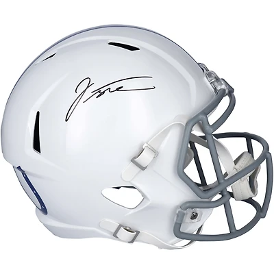 Casque réplique autographié du logo Riddell Speed ​​de Jonathan Taylor Indianapolis Colts
