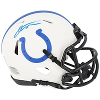 Casque miniature Riddell Lunar Eclipse Alternate Speed ​​autographié par Jonathan Taylor Indianapolis Colts