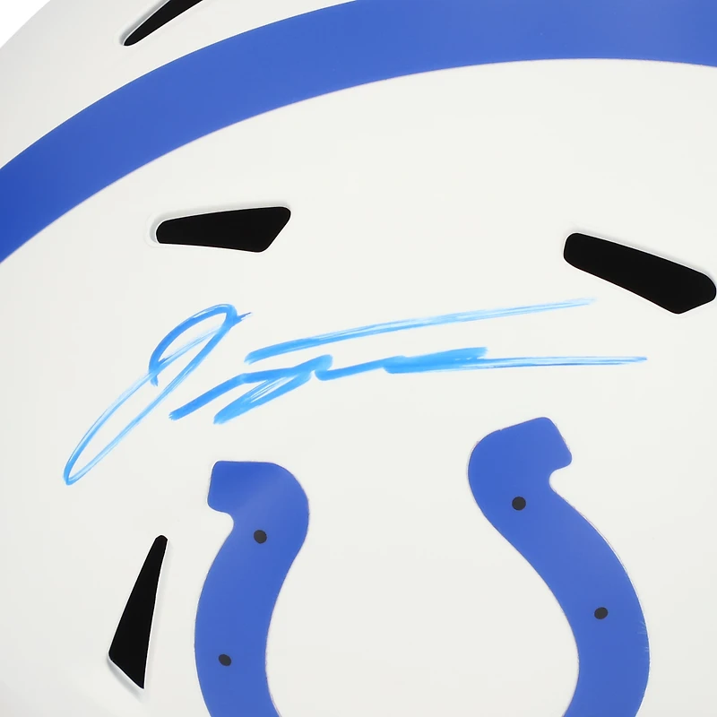 Réplique du casque Riddell Lunar Eclipse Alternate Speed ​​autographié par Jonathan Taylor Indianapolis Colts