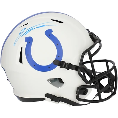 Casque réplique Riddell Lunar Eclipse Alternate Speed ​​autographié par Jonathan Taylor des Indianapolis Colts