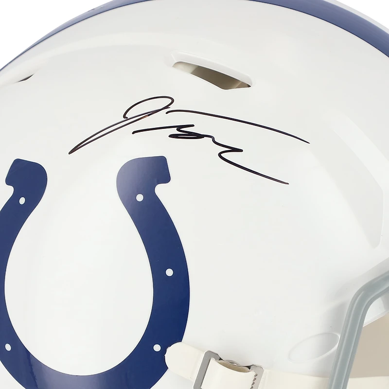 Casque authentique Riddell Speed autographié par Jonathan Taylor Indianapolis Colts