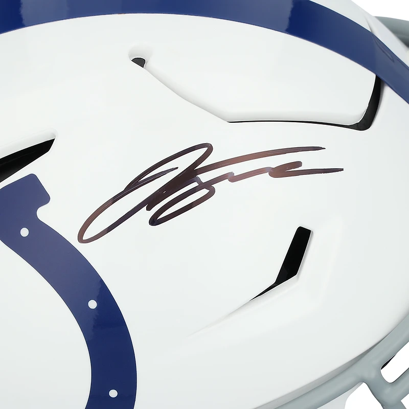 Casque Riddell Speed Flex authentique autographié par Jonathan Taylor Indianapolis Colts