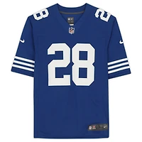 Maillot alternatif Nike Royal dédicacé par Jonathan Taylor Indianapolis Colts