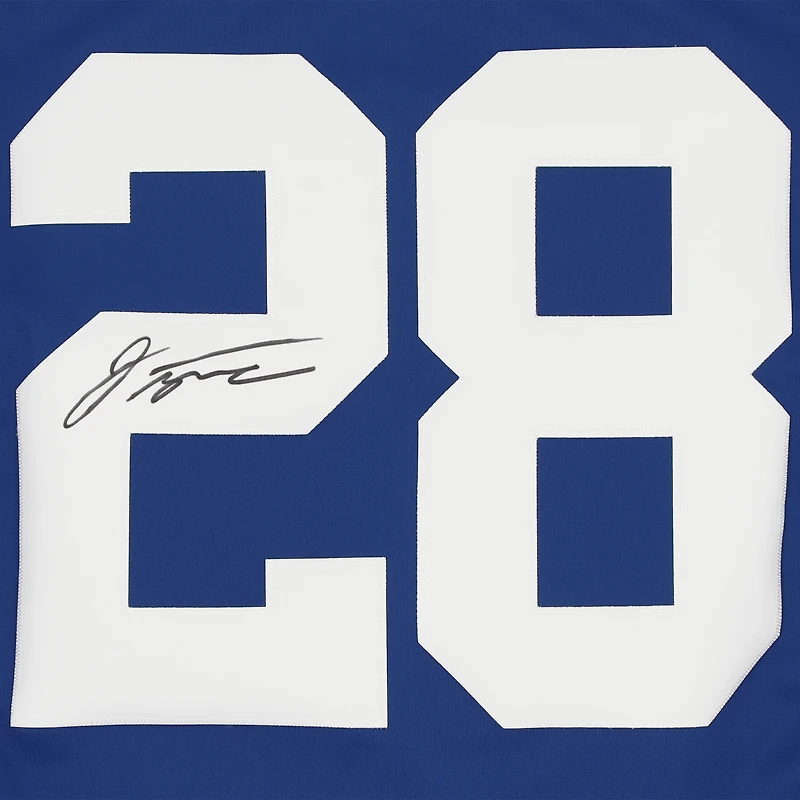 Maillot alternatif Nike Royal dédicacé par Jonathan Taylor Indianapolis Colts