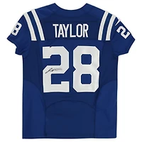 Maillot Nike Elite Royal autographié par Jonathan Taylor Indianapolis Colts