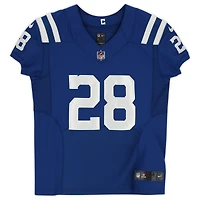 Maillot Nike Elite Royal autographié par Jonathan Taylor Indianapolis Colts