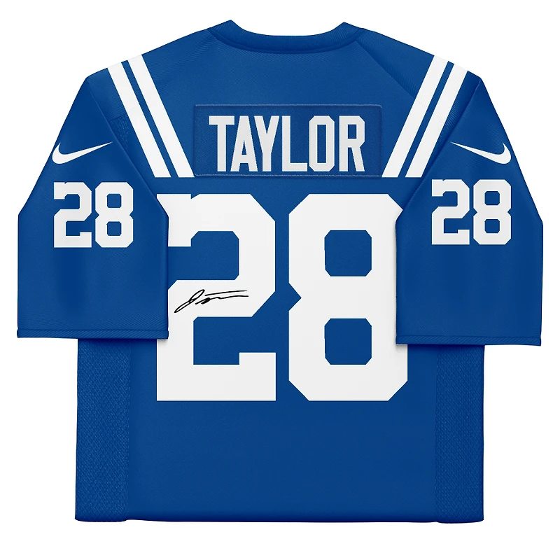 Maillot Nike Elite Royal autographié par Jonathan Taylor Indianapolis Colts