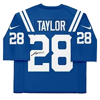 Maillot Nike Elite Royal autographié par Jonathan Taylor Indianapolis Colts