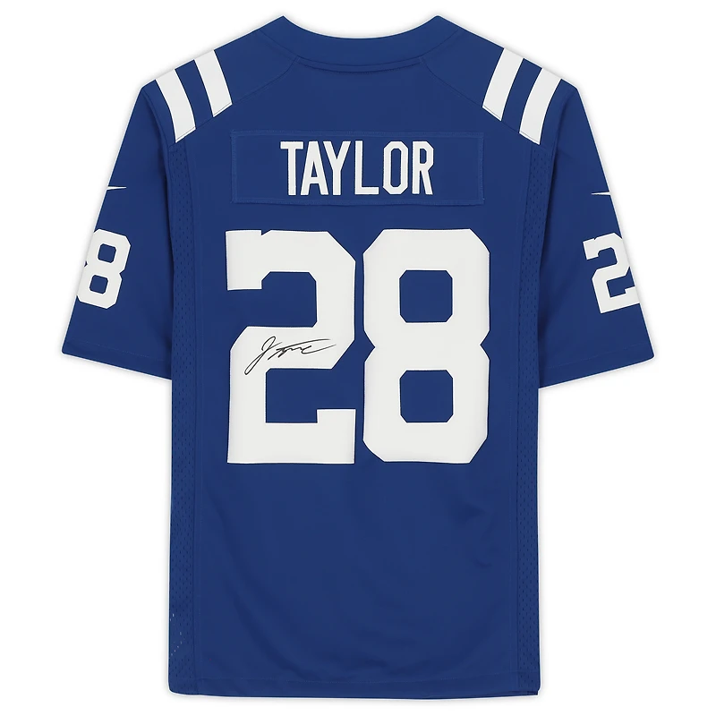 Maillot Nike Royal Home Limited autographié par Jonathan Taylor Indianapolis Colts