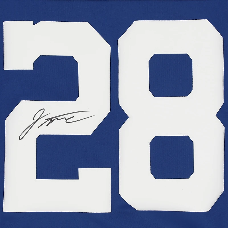 Maillot Nike Royal Home Limited autographié par Jonathan Taylor Indianapolis Colts