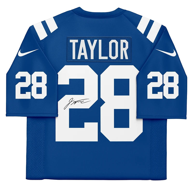 Maillot Nike Royal Home Limited autographié par Jonathan Taylor Indianapolis Colts