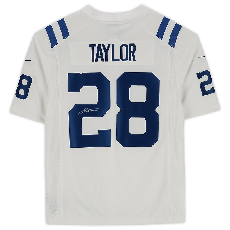 Maillot Nike blanc dédicacé par Jonathan Taylor Indianapolis Colts