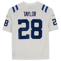 Maillot Nike blanc dédicacé par Jonathan Taylor Indianapolis Colts