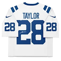 Maillot Nike blanc dédicacé par Jonathan Taylor Indianapolis Colts
