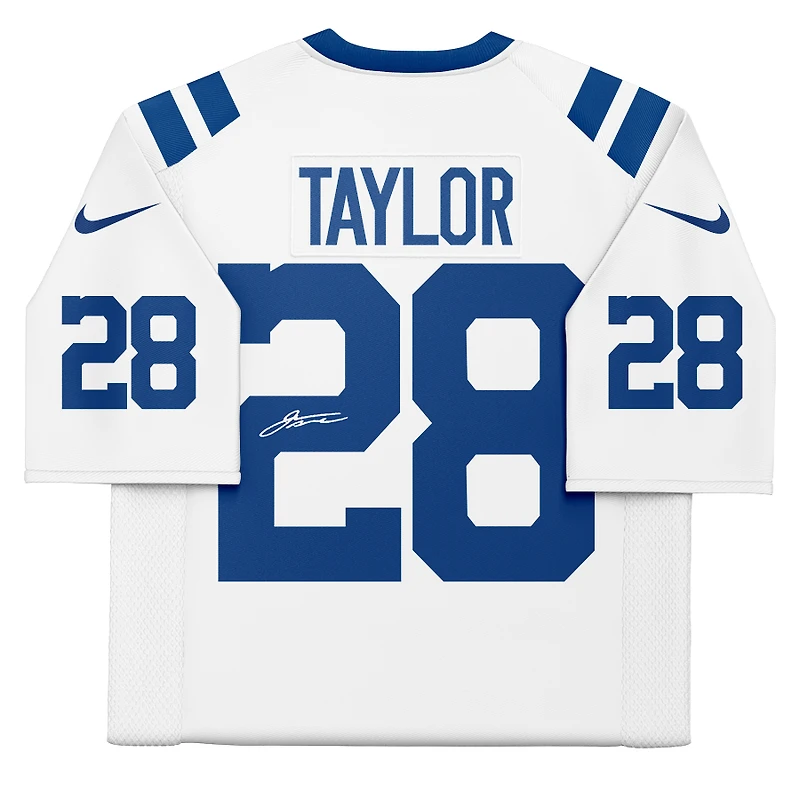 Maillot Nike blanc dédicacé par Jonathan Taylor Indianapolis Colts